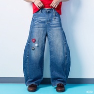 DADDYCLUB | Brinley Barrel Jeans กางเกงยีนส์ทรง barrel สุดเท่