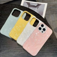 Kuaisu Official Store Softcase Glossy 3D Embossed Wave Bumper Compatible For iphone 11 12 13 14 15 1