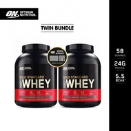 [TWIN BUNDLE] Optimum Nutrition Gold Standard 100% Whey Protein (5lbs) x 2