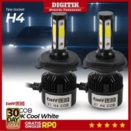 DIGITIK - TaffLED X7 Car Headlight LED COB Headlight H4 Cool White 2 PCS - 75818-4CN
