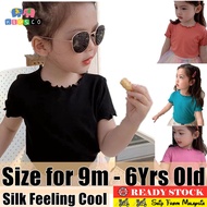 T shirt Budak Perempuan Chiffon Kids Tshirt Baby Girl Trendy Baju Kanak Kanak Perempuan Girl s Clothing