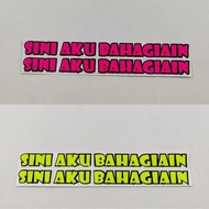 COD stiker cutting sini aku bahagiain buat visor kaca helm kyt nhk agv ink nolan shoei arai zeus mur