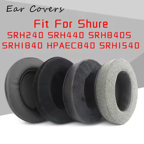 Earpads For Shure SRH240 RH440 RH440S SRH840S SRH1840 HPAEC840 SRH1540 SRH1440 Headphone Replacement