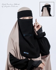 Alsyahra Exclusive Niqab Bandana Jetblack Edition