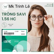 Lens for nearsightedness and farsightedness with high astigmatism 1.56HC to limit scratches Savi - T