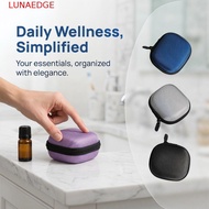 LUNAEDGE Insulin Vial Storage Case, 6/9 Slots Waterproof Insulin Vial Protector, Portable Dust-proof