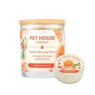 【美國PET HOUSE】室內除臭寵物香氛蠟燭-香橙肉桂