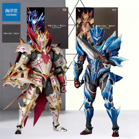 Kaiyodo Amazing Yamaguchi Revoltech Monster Hunter Rise Sunbreak Male Swordsman Merzenis & Lunagaron