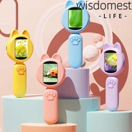 WISDOMEST Handheld Microscope, LCD Screen 100X Magnifying Glass, Mini with 8 LEDs IPS Color Screen K