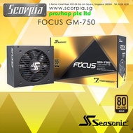 Seasonic Focus GM-750 Gold Semi-Modular 750W PSU 80 Gold Plus Power Supply(READY STOCK)