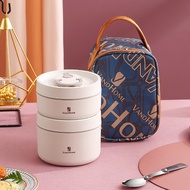 V brand 304 stainless steel thermal insulation lunch box portable thermal insulation lunch box soup 