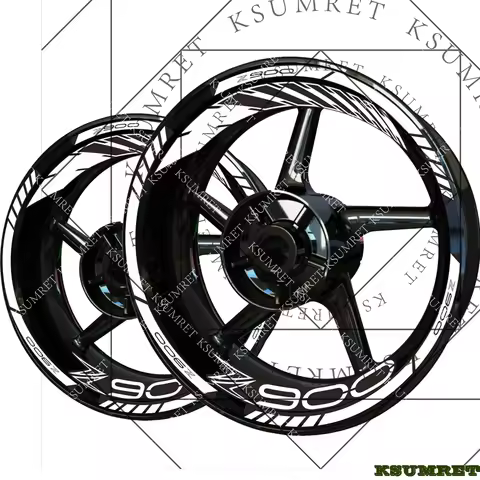 For Z900 Wheel Stickers Motorcycle Sticker Decal Rim Decals Waterproof