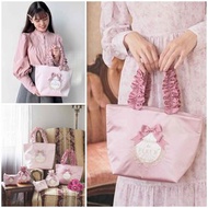 日本 maison de fleur 粉色 蝴蝶結 手提包