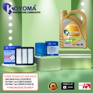 KIA FORTE ,HYUNDAI i30 2008y ELANTRA HD 08y AVANTE X20 OIL FILTER+ AIR FILTER+ KOYOMA 0W20 FULLY SYN