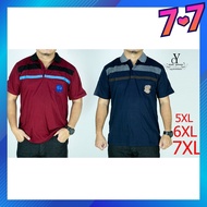 CY 3234 PLUS SIZE MAN CASUAL POLO COLAR SHIRT BIG SIZE / SHIRT COLAR SIZE BESAR 3XL 4XL 5XL 6XL 7XL