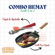 Non-Stick Folding Grill Combo Economical BBQ Grill Package/ New Year Grill Package/ - RD