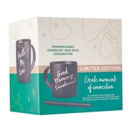 Limited EDITION ORI Cup Starbucks Write On Black Mug Eraseable