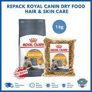 Royal Canin Hair & Skin Care REPACK (1kg) Dry Food - RC Cat Kibble Dry Food for Adult Cats Hair and 
