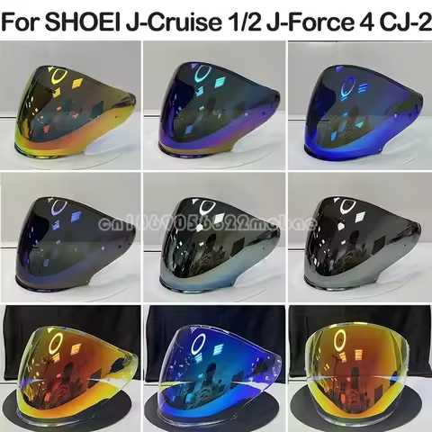 Helmet Visor for SHOEI J-Cruise 1 J-Cruise 2 J-Force 4 CJ-2 Motorcycle Helmet Lens Open Face Shield 