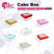 Cake Box 6x6x3 / 6x6x4 / 6x6x5