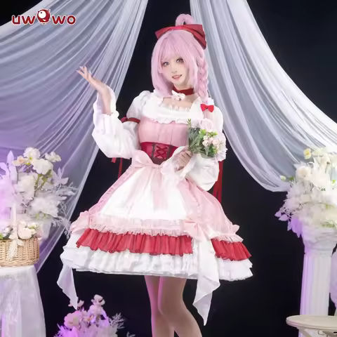 LAST BATCH UWOWO Honkai Impact 3 Cosplay Elysia Blossoming Spring Dress Lolita Cosplay Costume With 