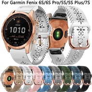 20mm Quickfit Watchband For Garmin Fenix 6S Pro 7S Pro 5S Plus Bracelet Silicone Wirstband For Garmin Epix Pro 42mm Watch Strap