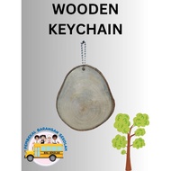 WOODEN KEYCHAIN CRAFT DIY / HANDMAND FOR ARTS AND CRAFT / FREELY PAINT / UNTUK KEGUNAAN SEKOLAH