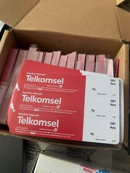 Voucher Kosong Telkomsel / Voucher Zero Tsel per 600sn/200 lembar/1box