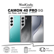 Tecno Camon 40 Pro 5G (256GB ROM | 8GB/12GB RAM) 1 Tahun Jaminan Dari Tecno Malaysia