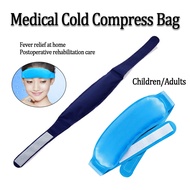 Reusable Hot & Cold Gel Headband Physical Cooling Fever Relief Ice Pack for Adults & Kids
