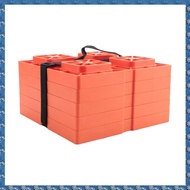 (FTQN) 5 Pack Heavy Duty Leveling Blocks RV Wheel Stopper Car Tyre Anti-Slip Block for Trailer Truck