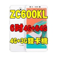全新品、未拆封，ASUS ZenFone 5 5Q ZC600KL 4+64G 空機 6吋 臉部解鎖 八核心 4G+3G雙卡機原廠公司貨