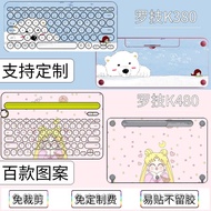 Logitech Logitech k480 Desktop Computer Keyboard Sticker k380 Anime Simple Cute