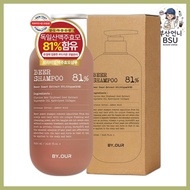 [by_our] Black Beer 81 Shampoo (Amber Wood), 1.02L, 1pc / Korean Shampoo / Beer Yeast Extract / 100%