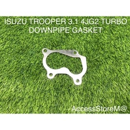 ISUZU TROOPER BIGHORN 3.1 4JG2 TURBO TURBOCHARGER DOWNPIPE STAINLESS STEEL GASKET