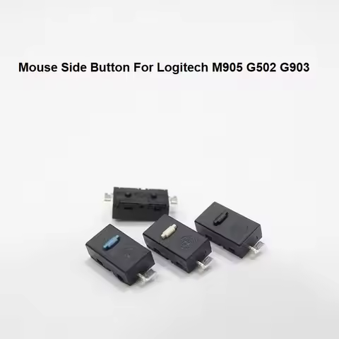 Kai Long Mouse Micro Switch Side Button For Logitech M905 G502 G903 2Pins Blue Black White Dot 60GF 