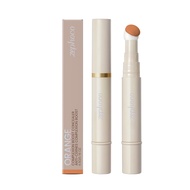 ZEPHOCO Orange Tone Concealer Pen Lightweight Fit Skin Cover Dark Circles Portable Sponge Head Makeu