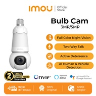 IMOU Bulb Cam 3MP 2K Full-Color Night Vision/ E27 Connector/ Human Detection Alarm Security Camera