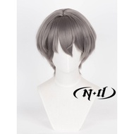 ND Home] X Back to the Future 1999 Character Style cos Wig Corn Silk Fluffy Diagonal
