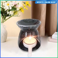 [Beauty] Ceramic Tealight Candle Holder Melt Warmer Gift Home Decor Fragrance Furnace Essential Oil Burner for Home SPA Meditation