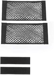 2 Packs Cargo Net Car Trunk Storage for GMC Canyon 2023-2024, Car Cargo Net Pocket Wall Sticker Orga