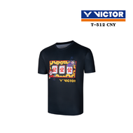 VICTOR เสื้อกีฬา เสื้อแบดมินตัน เสื้อกีฬาแบดมินตัน รุ่น T-512 CNY 2025