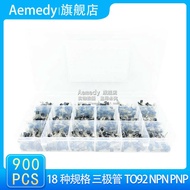 18 Specifications TO92 Triodes A1015-2N5551 NPN PNP Transistor 900 Pieces