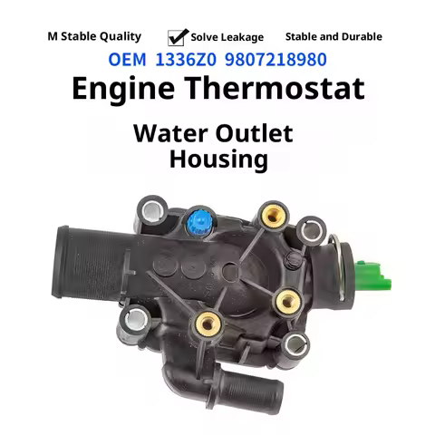 1336Z0 9807218980 for Peugeot 1007 206 207 301 307 308 Citroen C2C3 C4 Engine Coolant Thermostat wit