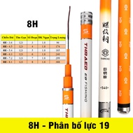 Cần câu tay Bạch Kinh Thiên 6H 8H - Cần câu đài tặng kèm đọt phụ - Chính hãng ZTYL - BB24