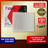 T-OPT Cabin Air Filter Toyota Hiace 2019-2021 87139-TT003-8M OEM 87139-28020 87139-0K110 GDH 3