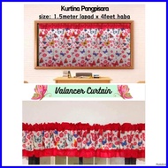 ◄ ◵ ☩ School black board  and valancer  Window Curtain,.,.parpala design,.,.