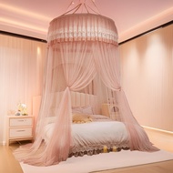 Ready Stock 1.2m * 2.7M Princess Style Dome Mosquito Net Household Bedroom New Style Free Installati