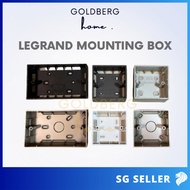 [SG seller] Mounting box compatible to Legrand Galion Mallia Black White Silver Rose Gold Champagne | Goldberg Home