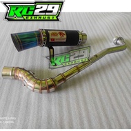 Red LEO RL EKZOS Y15ZR EX5 WAVE 100/125 DASH 110/125 LC135 BONUS SYM XRM RS125 KRISSPIPE INLET 51mm